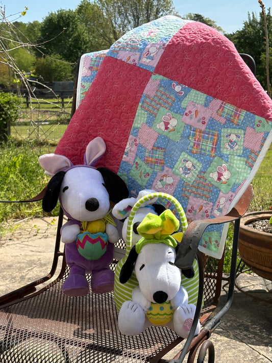 How to Make an Easter-Themed Big Block Baby Quilt